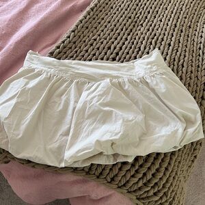 American Eagle Outfitters Khaki Bubble Mini Skirt